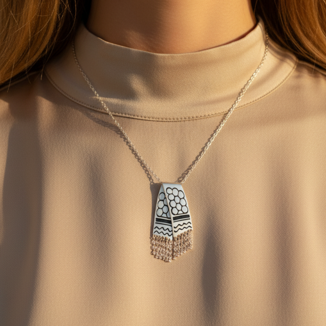Signature Keffiyeh Necklace