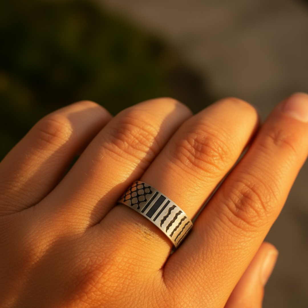 Keffiyeh Ring