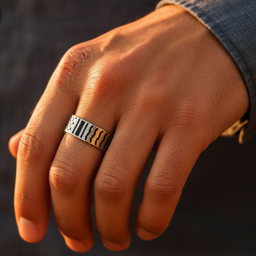 Keffiyeh Ring