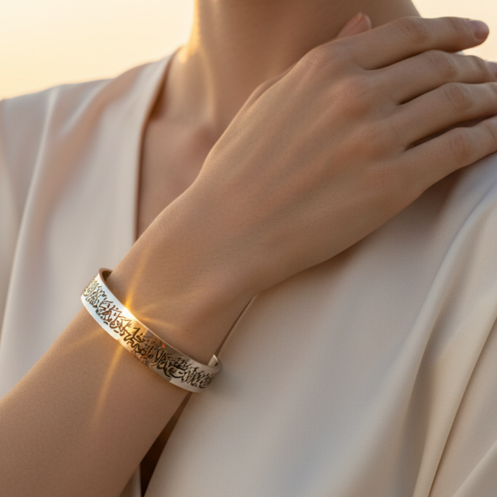 Faith Script Bracelet