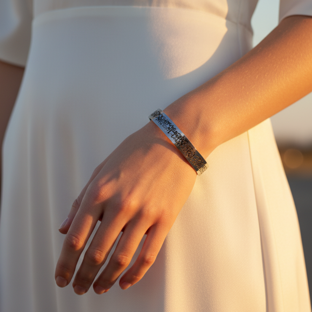Faith Script Bracelet