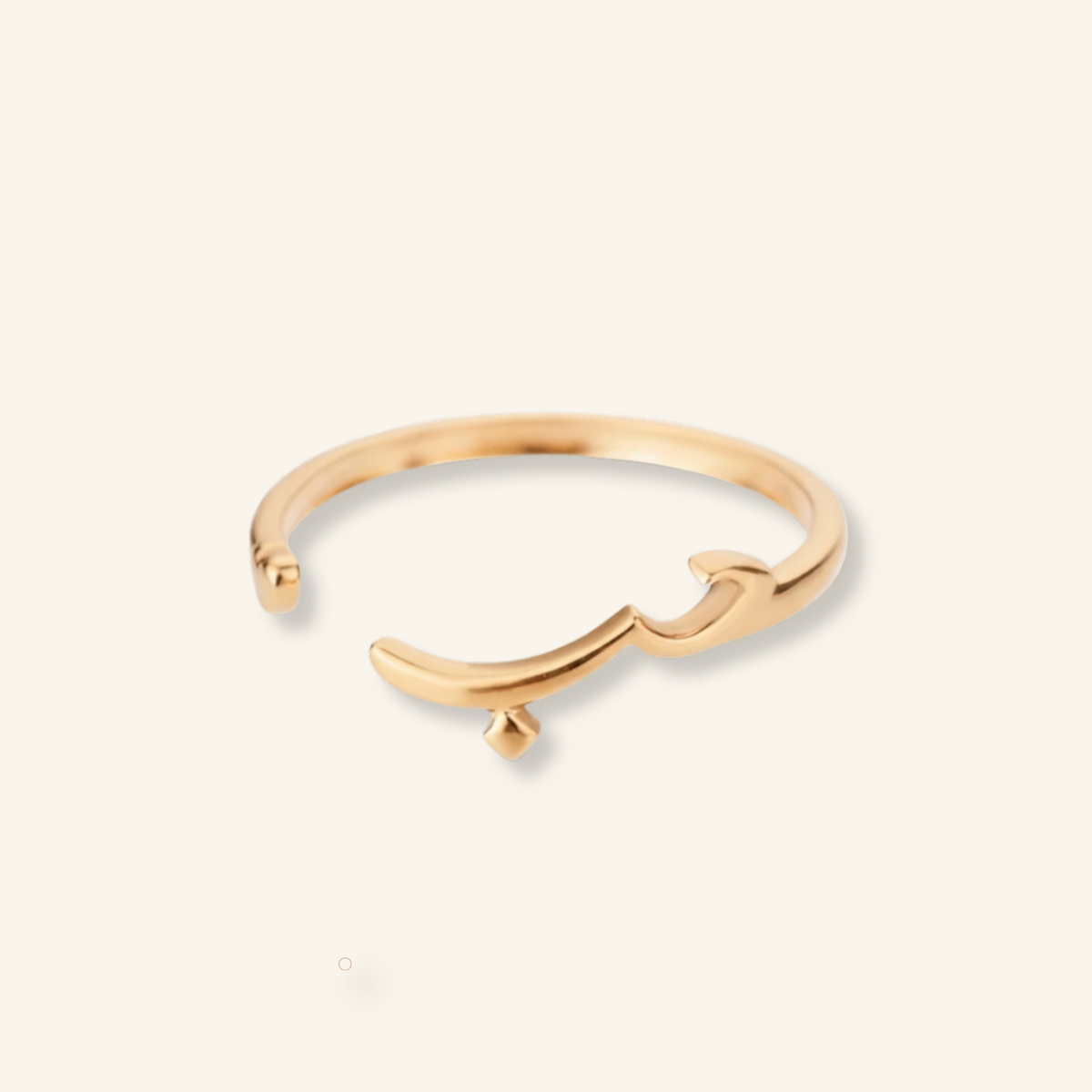Scripted Grace Ring