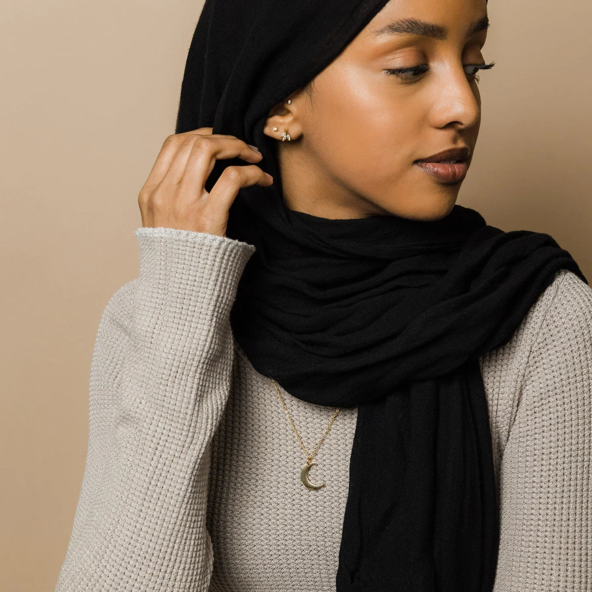 Nurani Crescent Necklace
