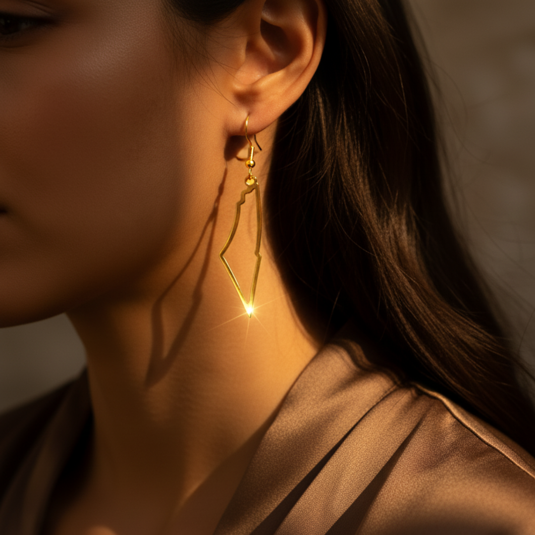 Palestine Outline Earrings