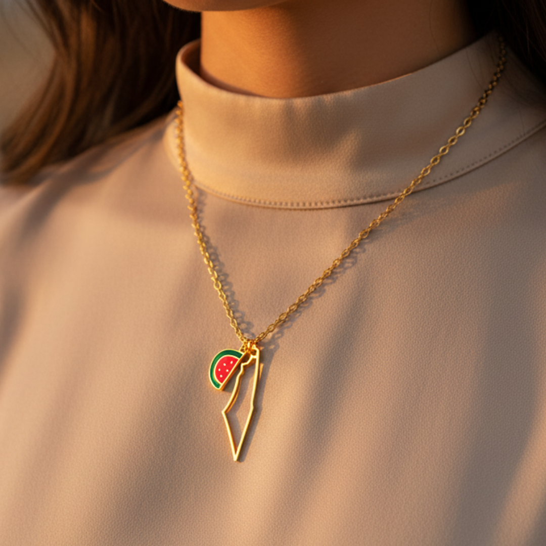 Palestine Charm Necklace