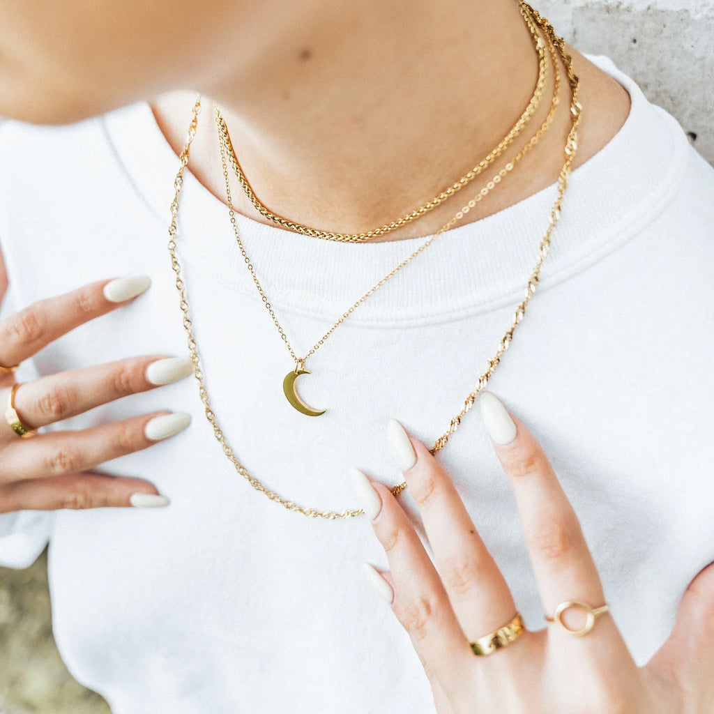 Nurani Crescent Necklace