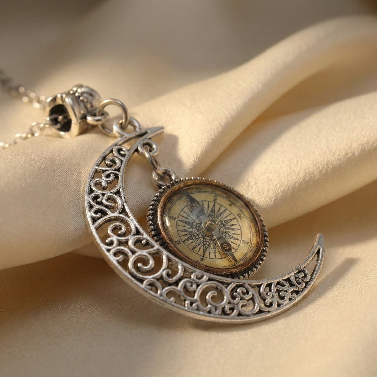 Noor Crescent Necklace