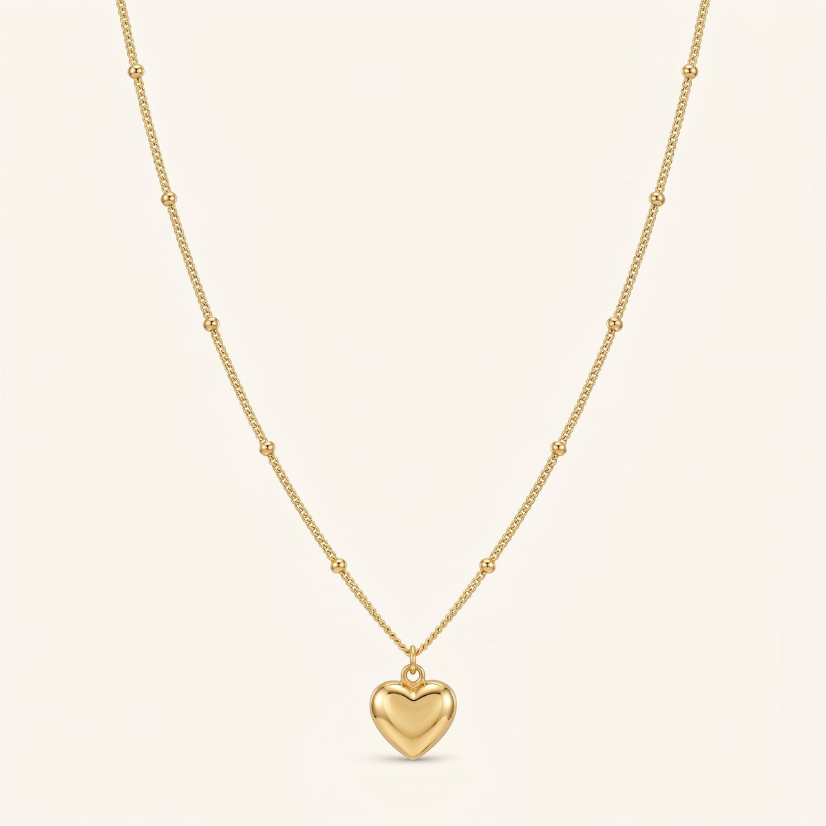 Delicate Heart Charm Necklace