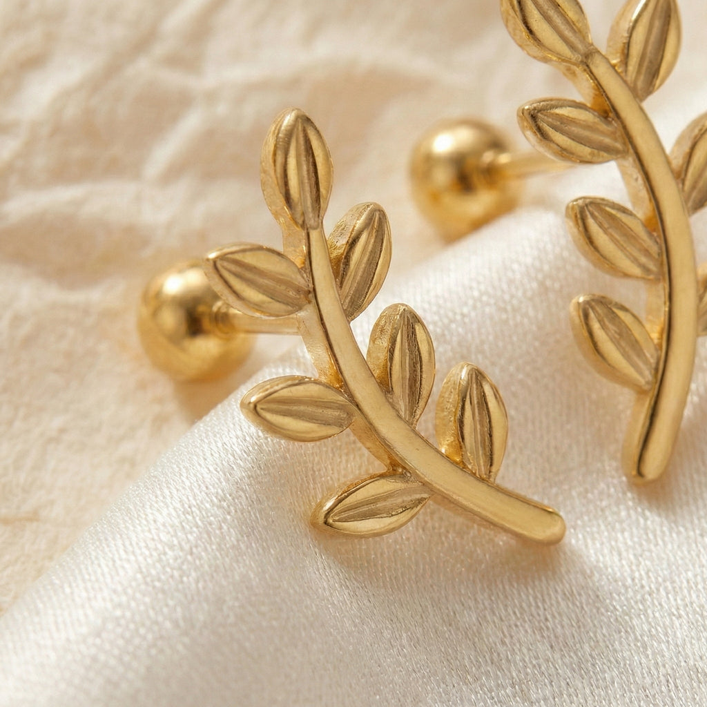 Sakinah Leaf Earrings