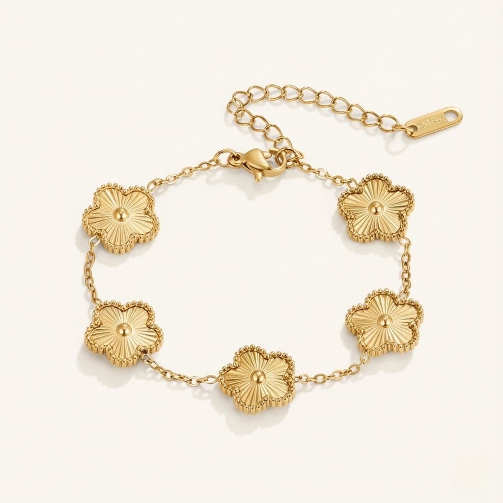 Golden Clover Bracelet