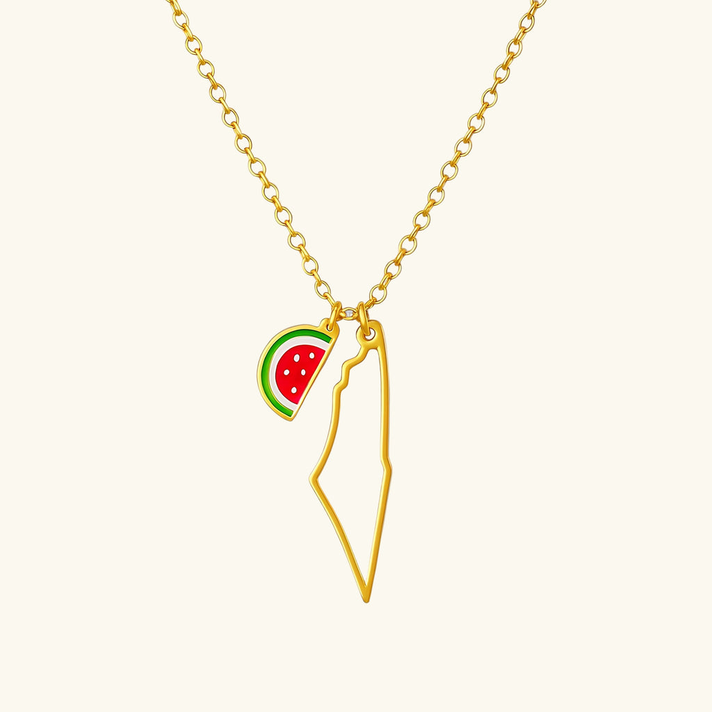 Palestine Charm Necklace