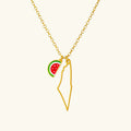 Palestine Charm Necklace