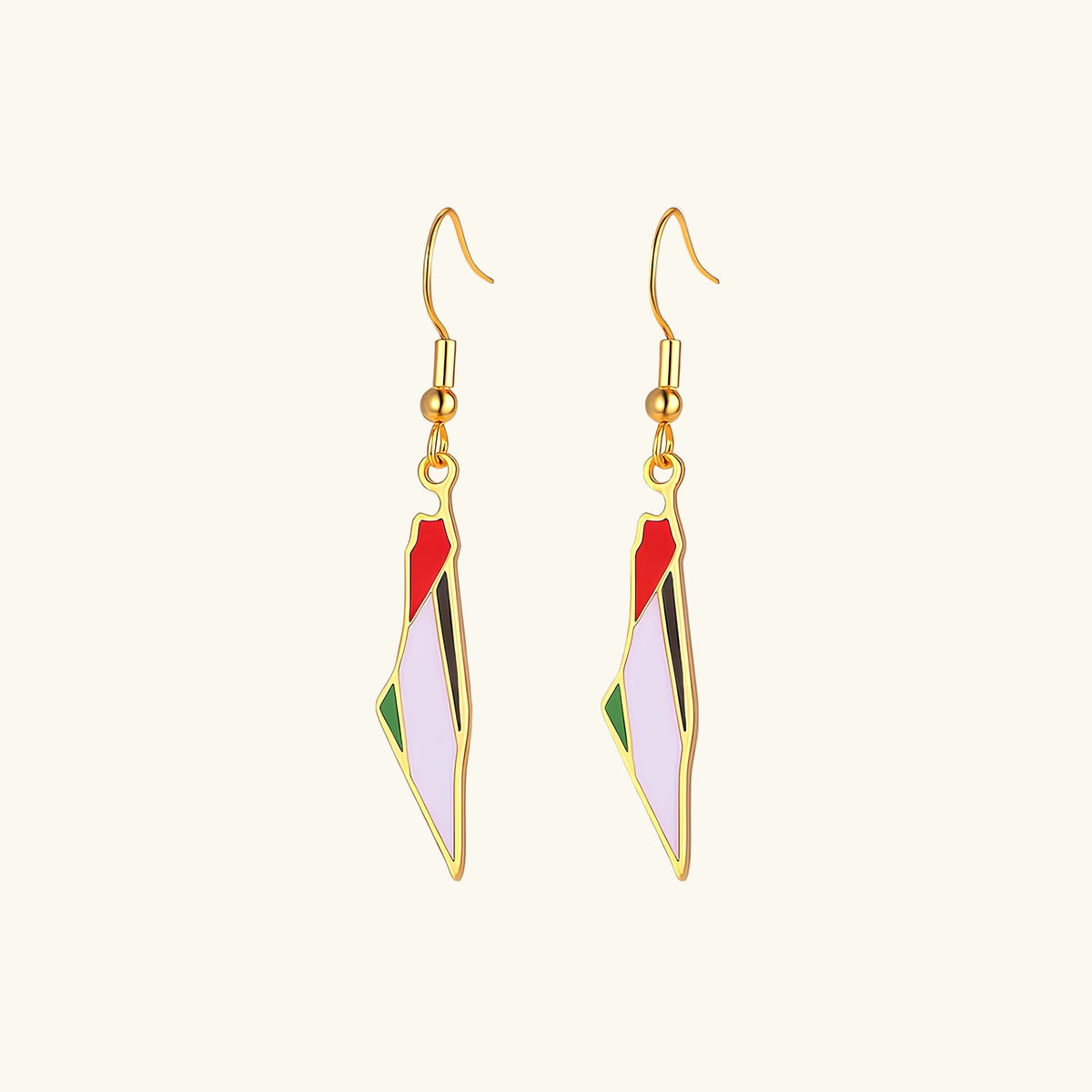 Palestine Map Earrings