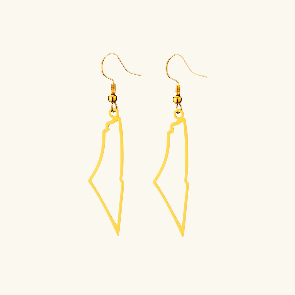 Palestine Outline Earrings