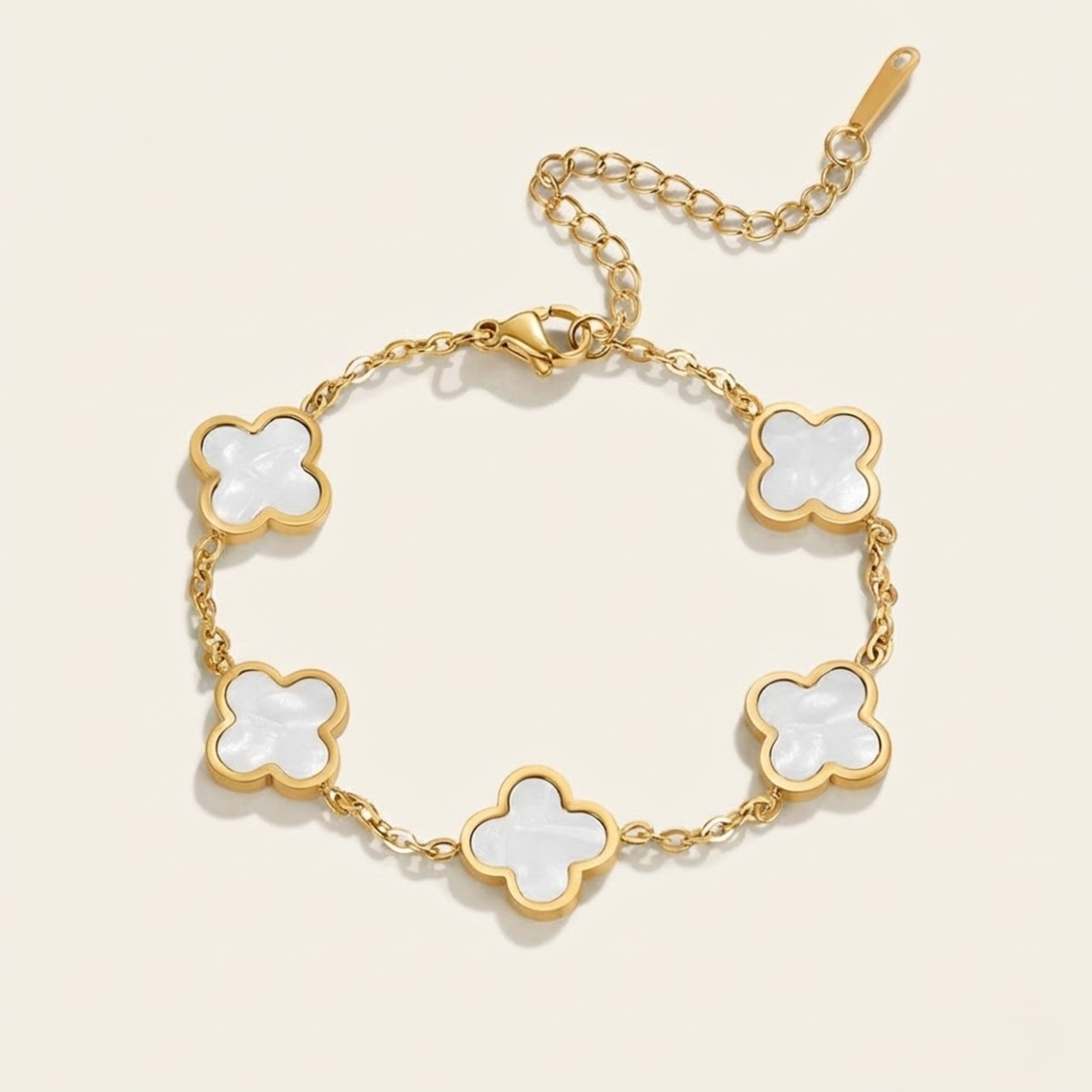 White Clover Bracelet
