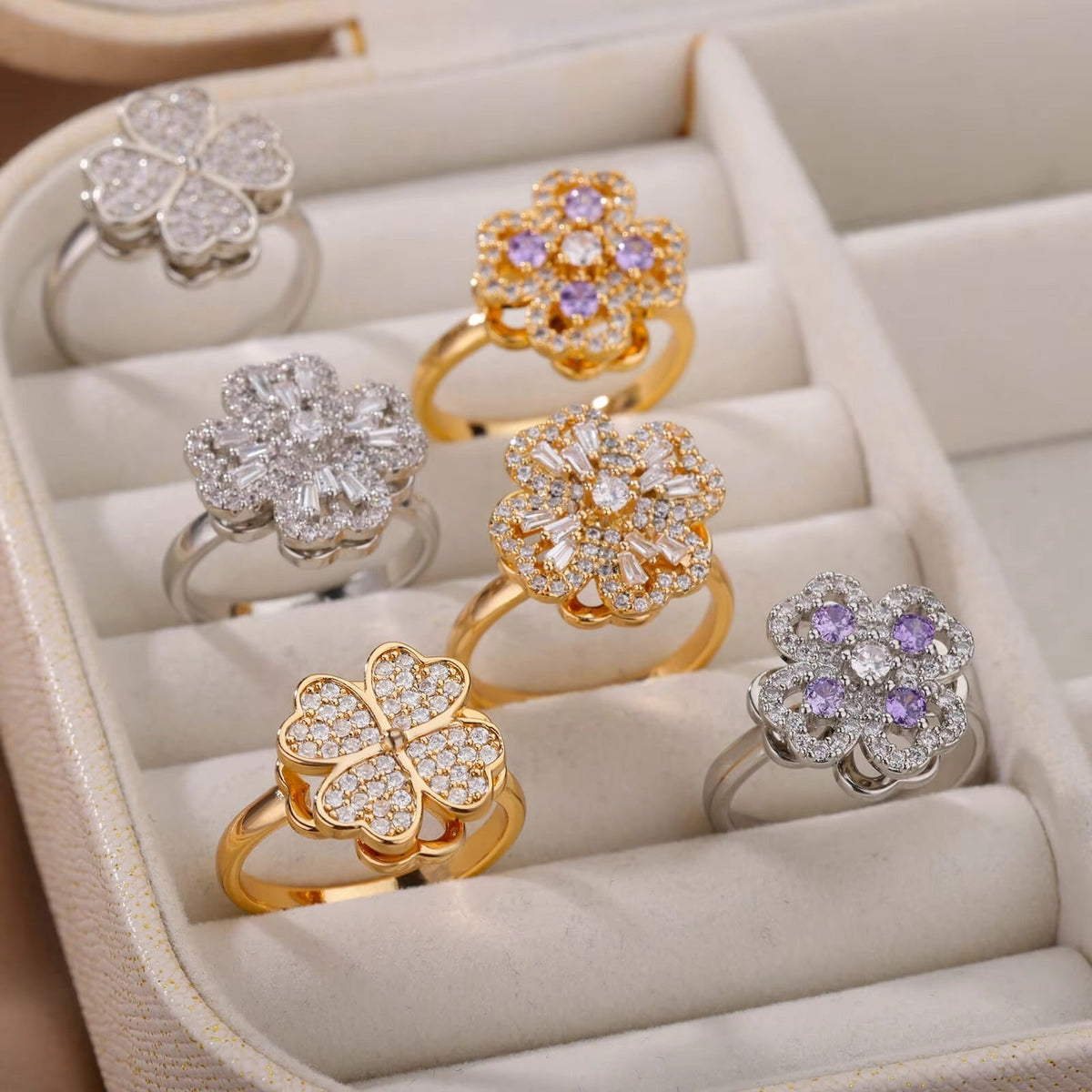 Aisha Clover Ring