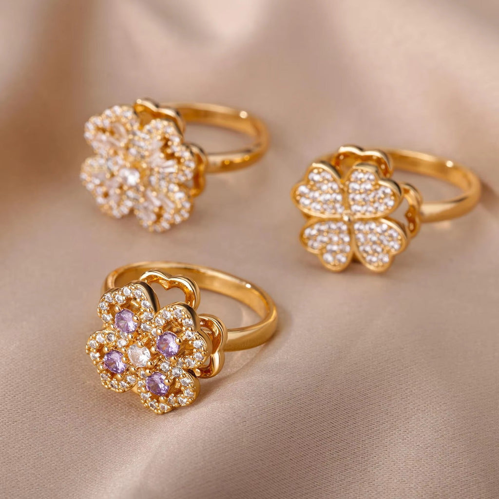 Aisha Clover Ring