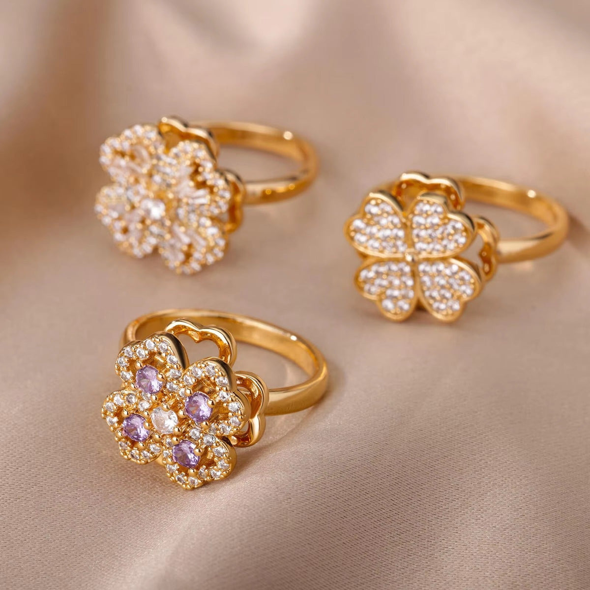 Aisha Clover Ring